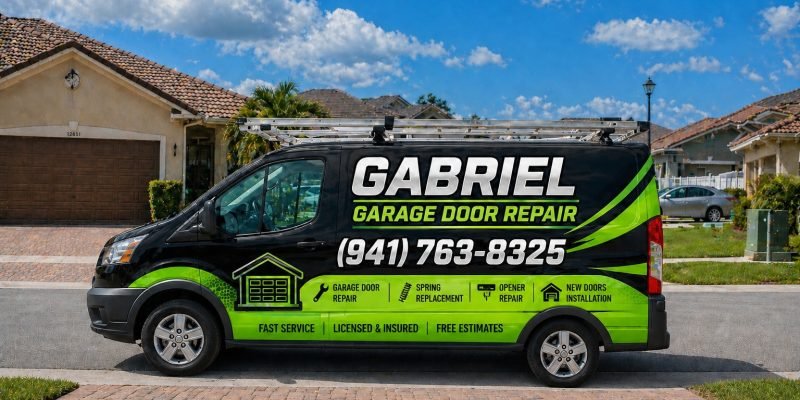 Our Service Van At The Location